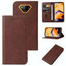 For Ulefone Armor X13 Magnetic Closure Leather Phone Case(Brown) - 1