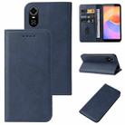 For ZTE Blade A31 Plus Magnetic Closure Leather Phone Case(Blue) - 1