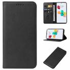 For ZTE Anshin Family JP /A303ZT Magnetic Closure Leather Phone Case(Black) - 1