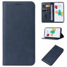 For ZTE Anshin Family JP /A303ZT Magnetic Closure Leather Phone Case(Blue) - 1