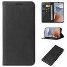 For ZTE Blade A54 Magnetic Closure Leather Phone Case(Black) - 1