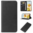 For ZTE Blade A73 5G Magnetic Closure Leather Phone Case(Black) - 1