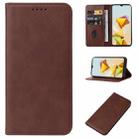 For ZTE Blade A73 5G Magnetic Closure Leather Phone Case(Brown) - 1