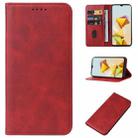 For ZTE Blade A73 5G Magnetic Closure Leather Phone Case(Red) - 1