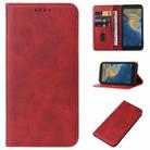 For ZTE Blade A31 Lite Magnetic Closure Leather Phone Case(Red) - 1