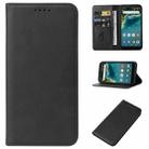 For ZTE Avid 589 / Z5158 Magnetic Closure Leather Phone Case(Black) - 1