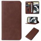 For CAT S53 Magnetic Closure Leather Phone Case(Brown) - 1