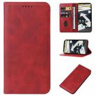 For CAT S53 Magnetic Closure Leather Phone Case(Red) - 1