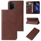 For Xiaomi Poco F5 Pro Magnetic Closure Leather Phone Case(Brown) - 1