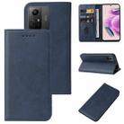 For Xiaomi Redmi Note 12S Magnetic Closure Leather Phone Case(Blue) - 1