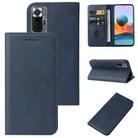 For Xiaomi Mi Note 10 Pro Magnetic Closure Leather Phone Case(Blue) - 1