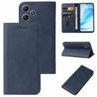 For Xiaomi Redmi 12 5G Magnetic Closure Leather Phone Case(Blue) - 1