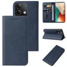 For Xiaomi Redmi Note 13 5G Magnetic Closure Leather Phone Case(Blue) - 1