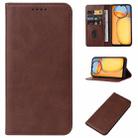 For Xiaomi Poco C65 / Redmi 13C Magnetic Closure Leather Phone Case(Brown) - 1