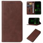 For Redmi K70 Pro Lamborghini Magnetic Closure Leather Phone Case(Brown) - 1