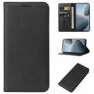 For Xiaomi Redmi K70E Magnetic Closure Leather Phone Case(Black) - 1