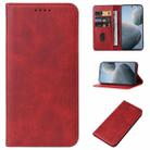 For Xiaomi Redmi K70E Magnetic Closure Leather Phone Case(Red) - 1