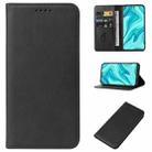 For Xiaomi Redmi Note 10 Lite Magnetic Closure Leather Phone Case(Black) - 1