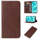 For Xiaomi Redmi Note 10 Lite Magnetic Closure Leather Phone Case(Brown) - 1