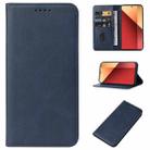 For Xiaomi Poco M6 Pro 4G Magnetic Closure Leather Phone Case(Blue) - 1
