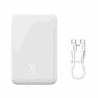 Baseus 20000mAh 20W Magnetic Mini Wireless Fast Charging Power Bank(White) - 1