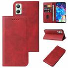 For Infinix Hot 20 5G Magnetic Closure Leather Phone Case(Red) - 1