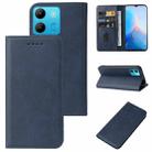 For Infinix Smart 7 Magnetic Closure Leather Phone Case(Blue) - 1