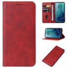 For Motorola Moto G 5G 2024 Magnetic Closure Leather Phone Case(Red) - 1