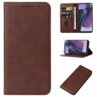 For Motorola Moto G Stylus 5G 2023 Magnetic Closure Leather Phone Case(Brown) - 1