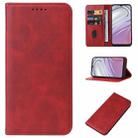 For Motorola Moto G20 Magnetic Closure Leather Phone Case(Red) - 1