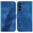 For Tecno Pova Neo 2 7-shaped Embossed Leather Phone Case(Blue) - 1