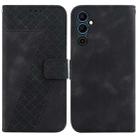 For Tecno Pova Neo 2 7-shaped Embossed Leather Phone Case(Black) - 1