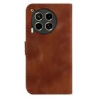 For Tecno Camon 30 4G / 5G / CL6 / CL7 Seven-shaped Embossed Leather Phone Case(Brown) - 3