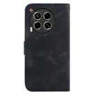 For Tecno Camon 30 4G / 5G / CL6 / CL7 Seven-shaped Embossed Leather Phone Case(Black) - 3