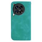 For Tecno Camon 30 Premier 5G Seven-shaped Embossed Leather Phone Case(Green) - 3