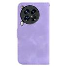 For Tecno Camon 30 Premier 5G Seven-shaped Embossed Leather Phone Case(Purple) - 3
