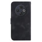 For Tecno Spark 30C Seven-shaped Embossed Leather Phone Case(Black) - 3