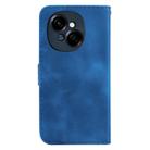 For Tecno Spark Go 1 / Pop 9 Pro Seven-shaped Embossed Leather Phone Case(Blue) - 3