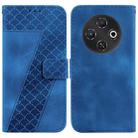 For Tecno Pop 9 5G / Spark 30C 5G Seven-shaped Embossed Leather Phone Case(Blue) - 1