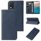 For Nokia C21 Plus Magnetic Closure Leather Phone Case(Blue) - 1