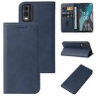 For Nokia C22 Magnetic Closure Leather Phone Case(Blue) - 1