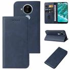 For Nokia C30 Magnetic Closure Leather Phone Case(Blue) - 1