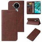 For Nokia C30 Magnetic Closure Leather Phone Case(Brown) - 1