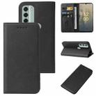 For Nokia C31 Magnetic Closure Leather Phone Case(Black) - 1