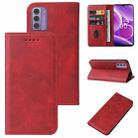 For Nokia G42 Magnetic Closure Leather Phone Case(Red) - 1