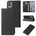 For Nokia X30 Magnetic Closure Leather Phone Case(Black) - 1