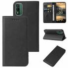 For Nokia XR21 Magnetic Closure Leather Phone Case(Black) - 1