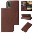 For Nokia XR21 Magnetic Closure Leather Phone Case(Brown) - 1