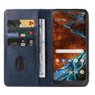 For Nokia G300 Magnetic Closure Leather Phone Case(Blue) - 3