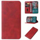 For Nokia C12 / C12 Pro / C12 Plus Magnetic Closure Leather Phone Case(Red) - 1